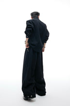 Layered Zip Mock Neck Sweater