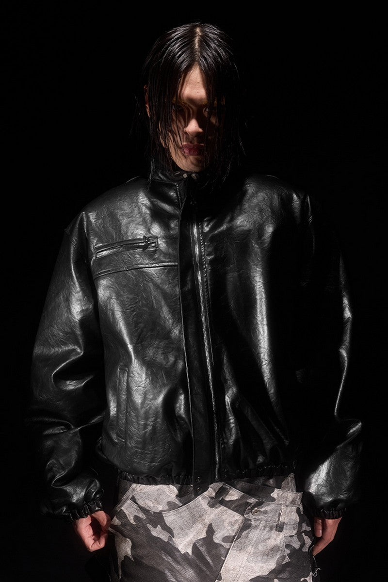 Vintage Oil Puff Jacket