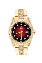 Diamond Pave Date Watch