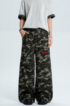Camo Straight Leg Pants