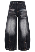 Faded Gray Washed Jeans