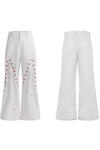 Drawstring Wide Leg Pants