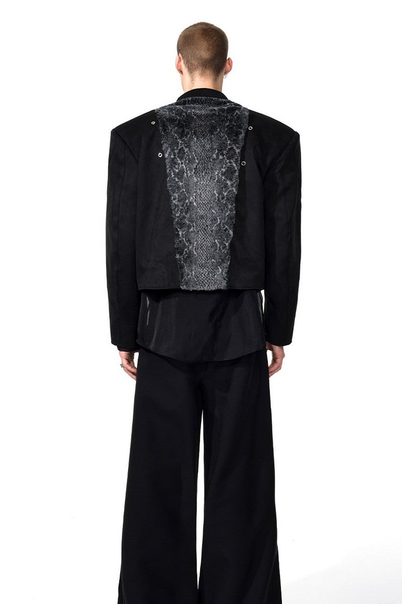 Draped Wide Leg Trousers