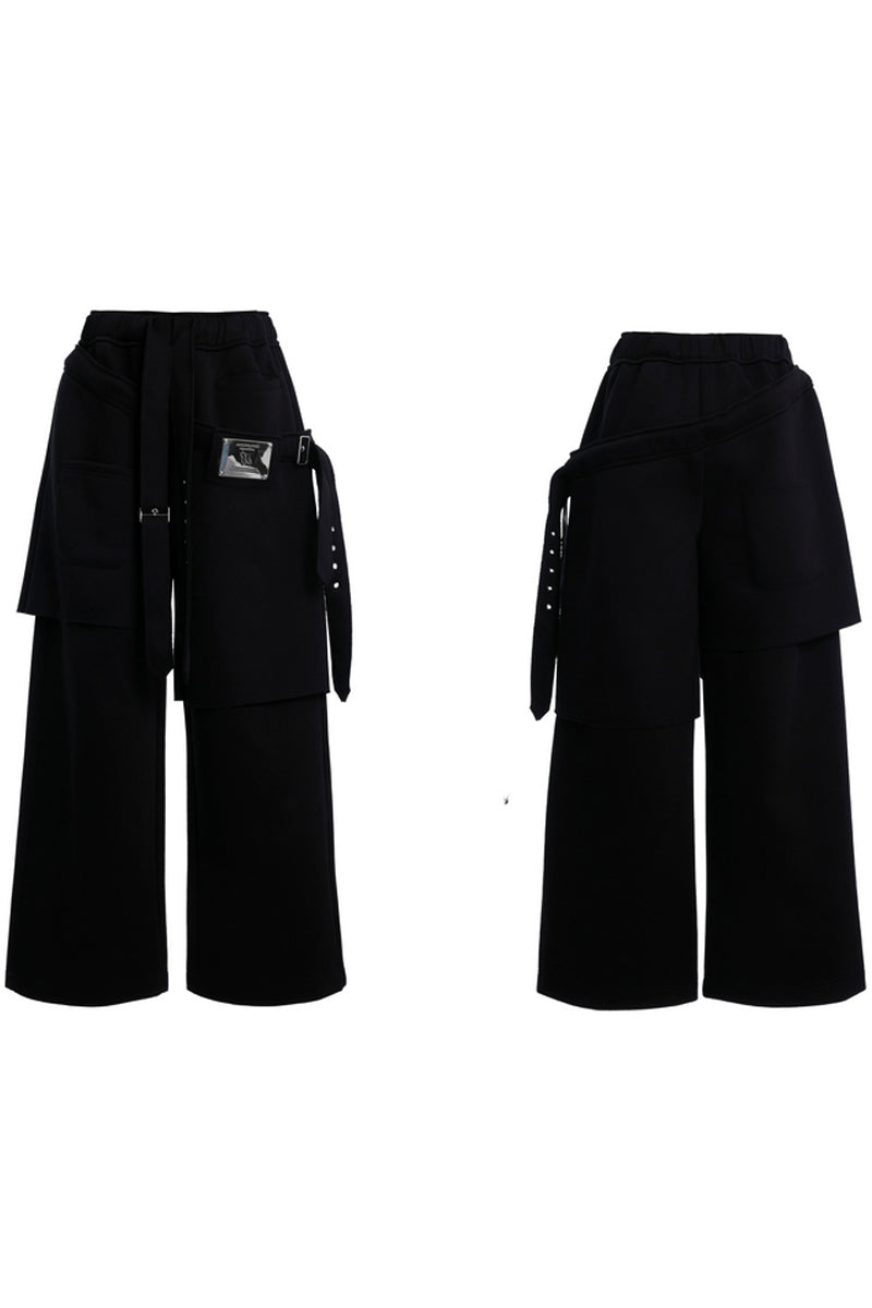 Layered Ribbon Sweatpants