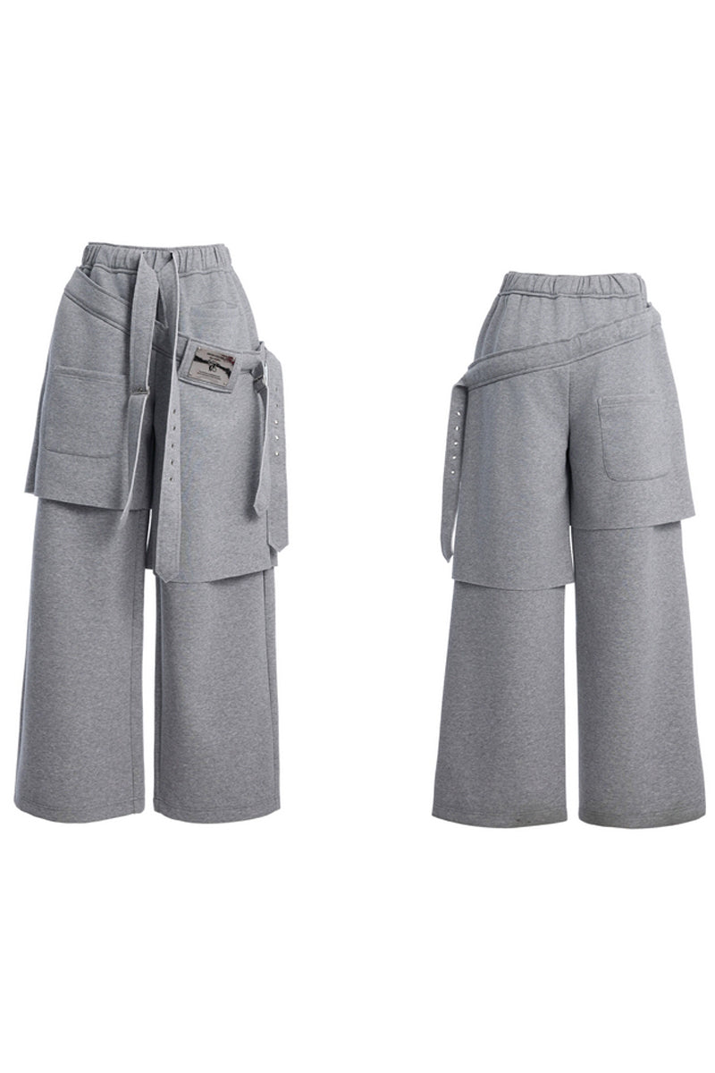 Layered Ribbon Sweatpants