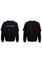 Colorblock Layered Crewneck Sweatshirt