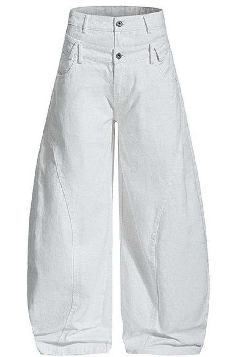 Double Waist Blade Jeans