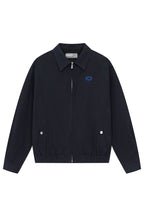 Floral Embroidery Cotton Harrington Jacket