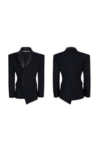 Structured Wool Blend Blazer