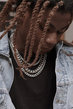 Titanium Cuban Chain Necklace