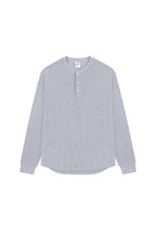Waffle Henley Long Sleeve Tee