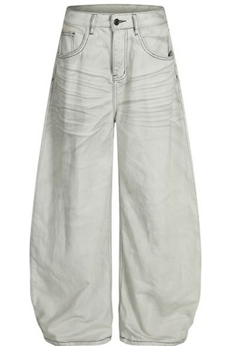 Washed Gray Blade Jeans