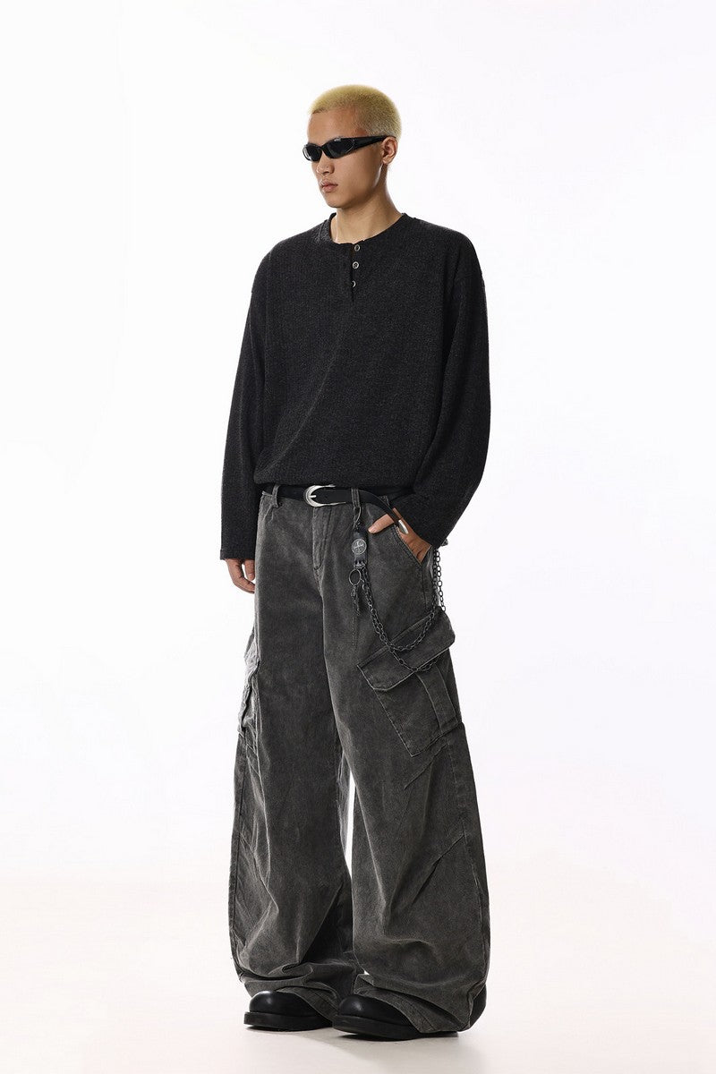 Vintage Curved Cargo Pants