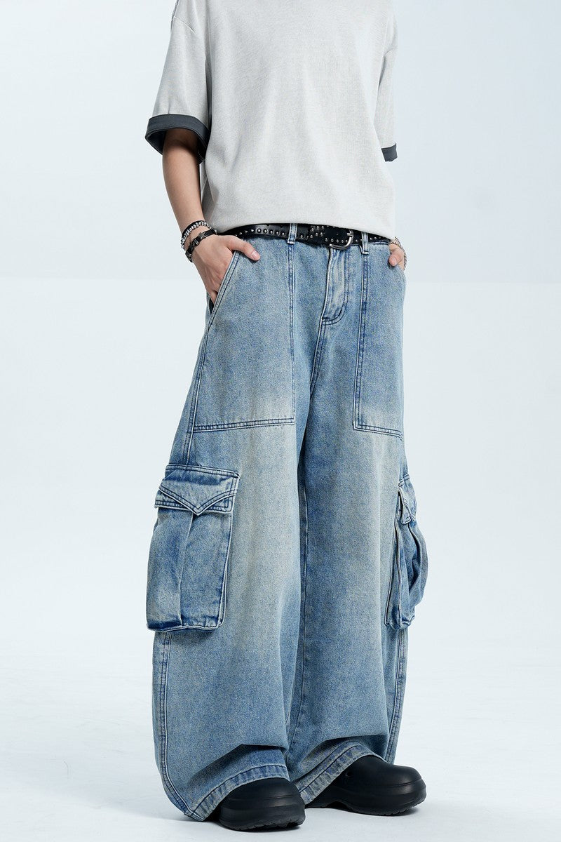 Scythe Pocket Denim Cargo Pants