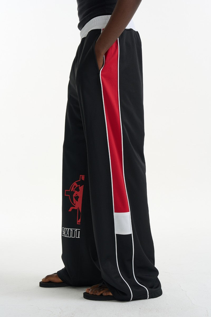 Horse Print Relaxed Track Pants