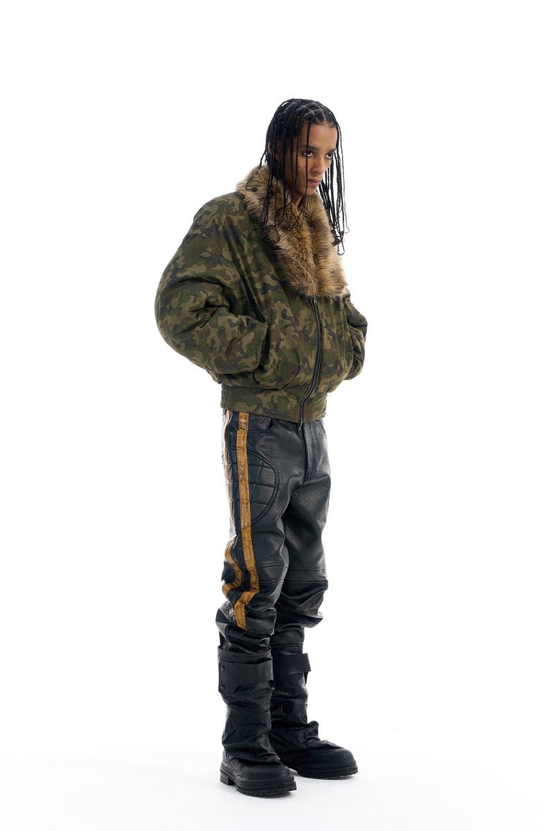 Reversible Camo Bomber Jacket