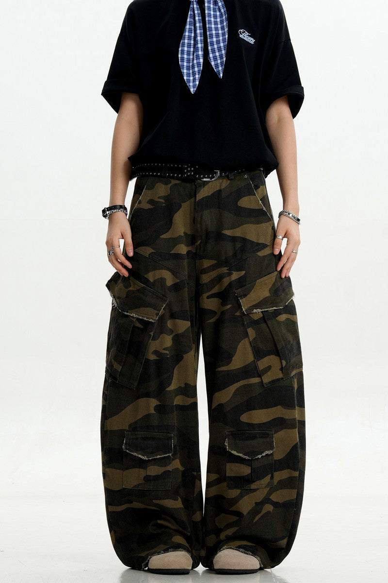 Camo Pocket Cargo Pants