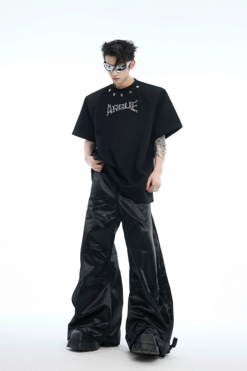 Pearl Logo Padded Shoulder T-Shirt