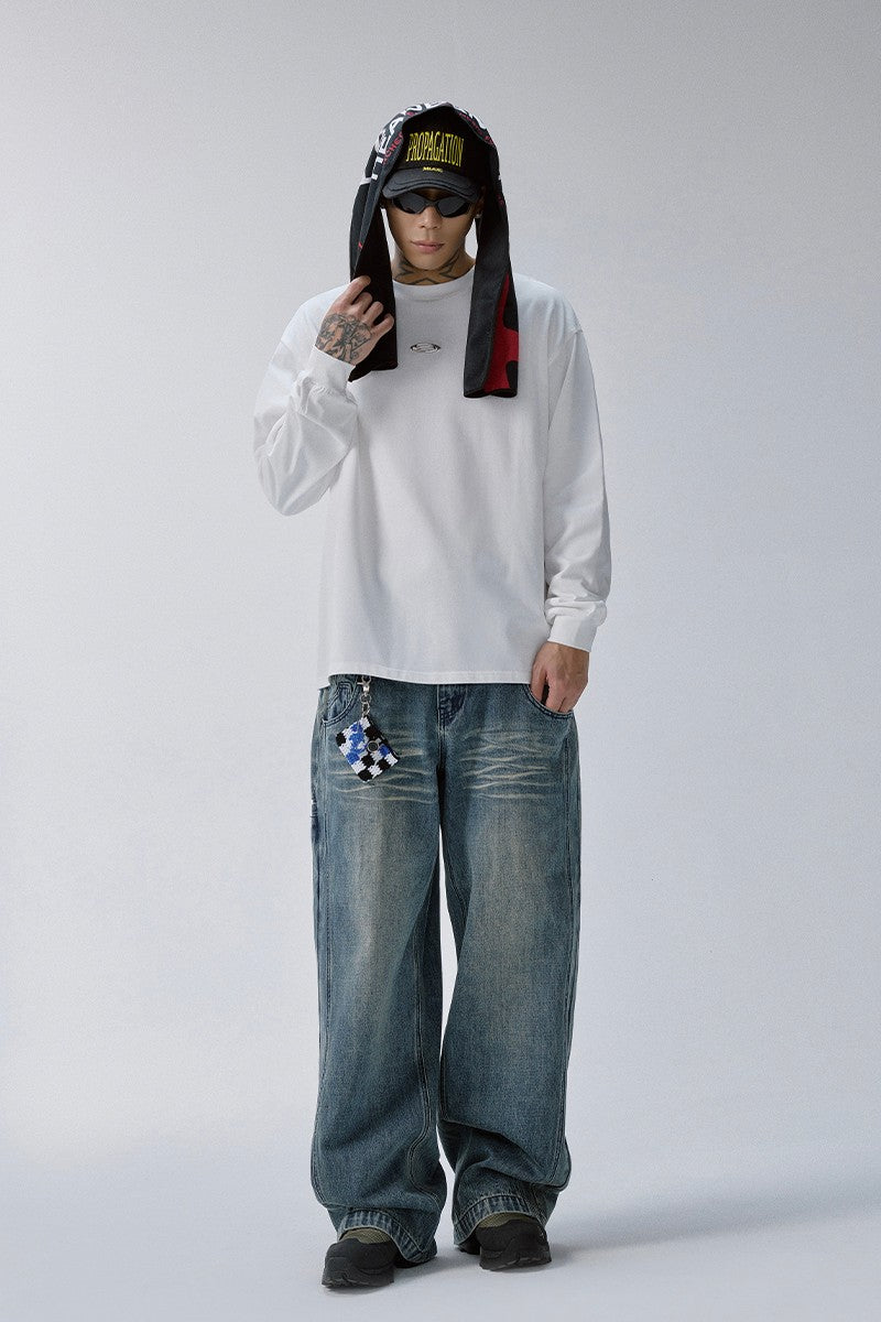 Metal Logo Heavyweight Long Sleeve Tee