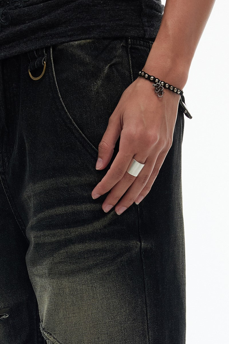Matte Pirate Rose Ring