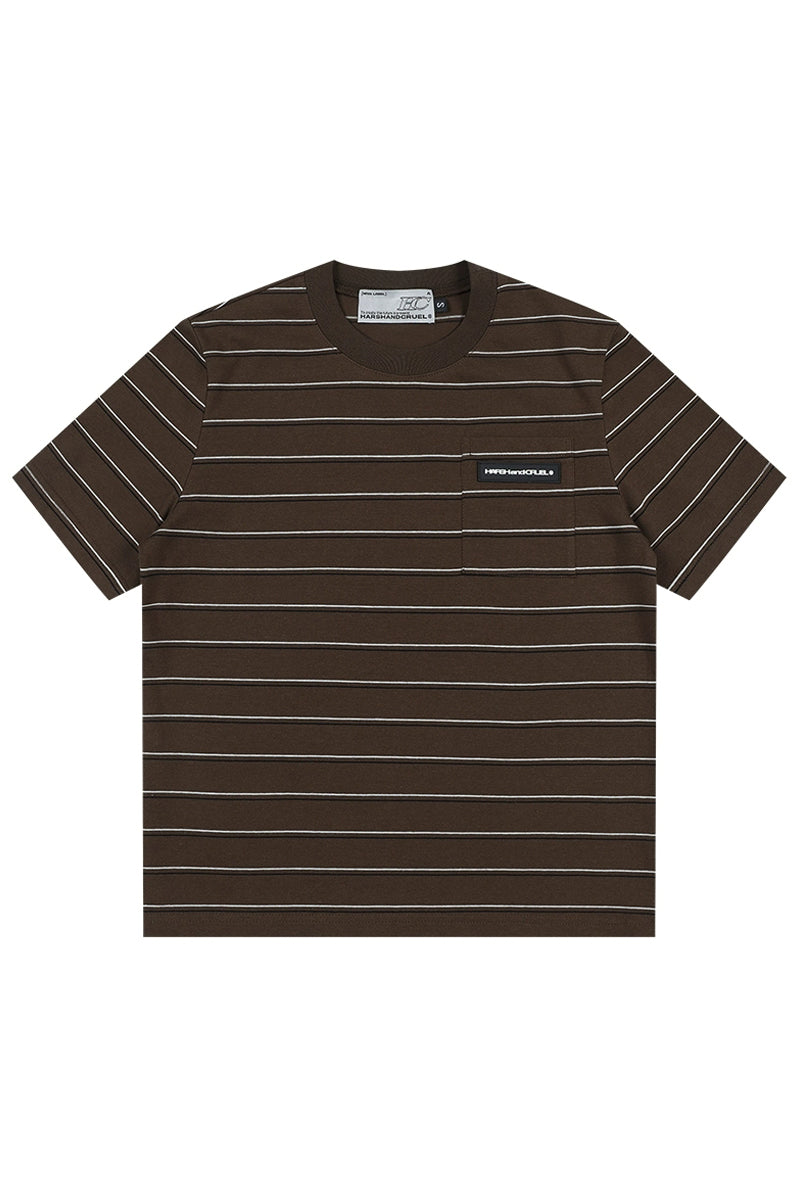 Retro Striped Slim Fit T-Shirt