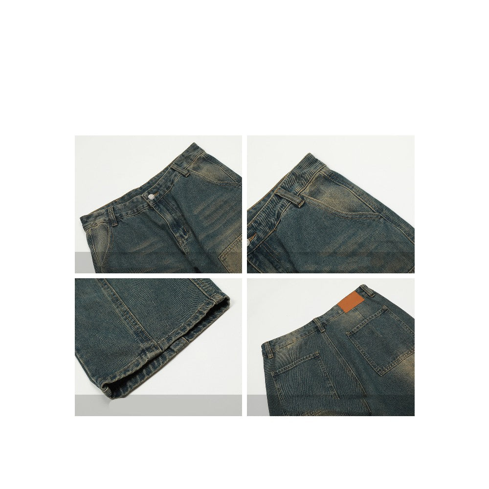 Multi Pocket Oversized Jeans