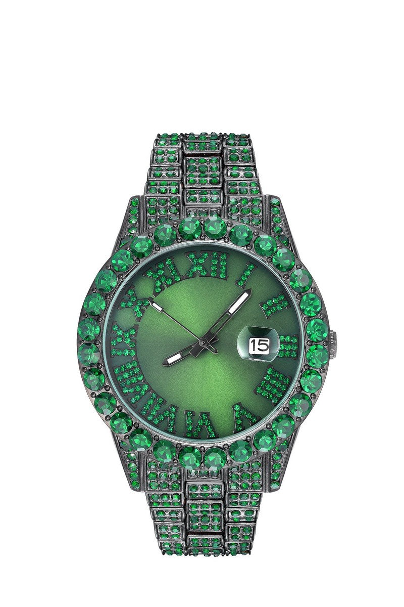 Iced Square Nautilus Watch