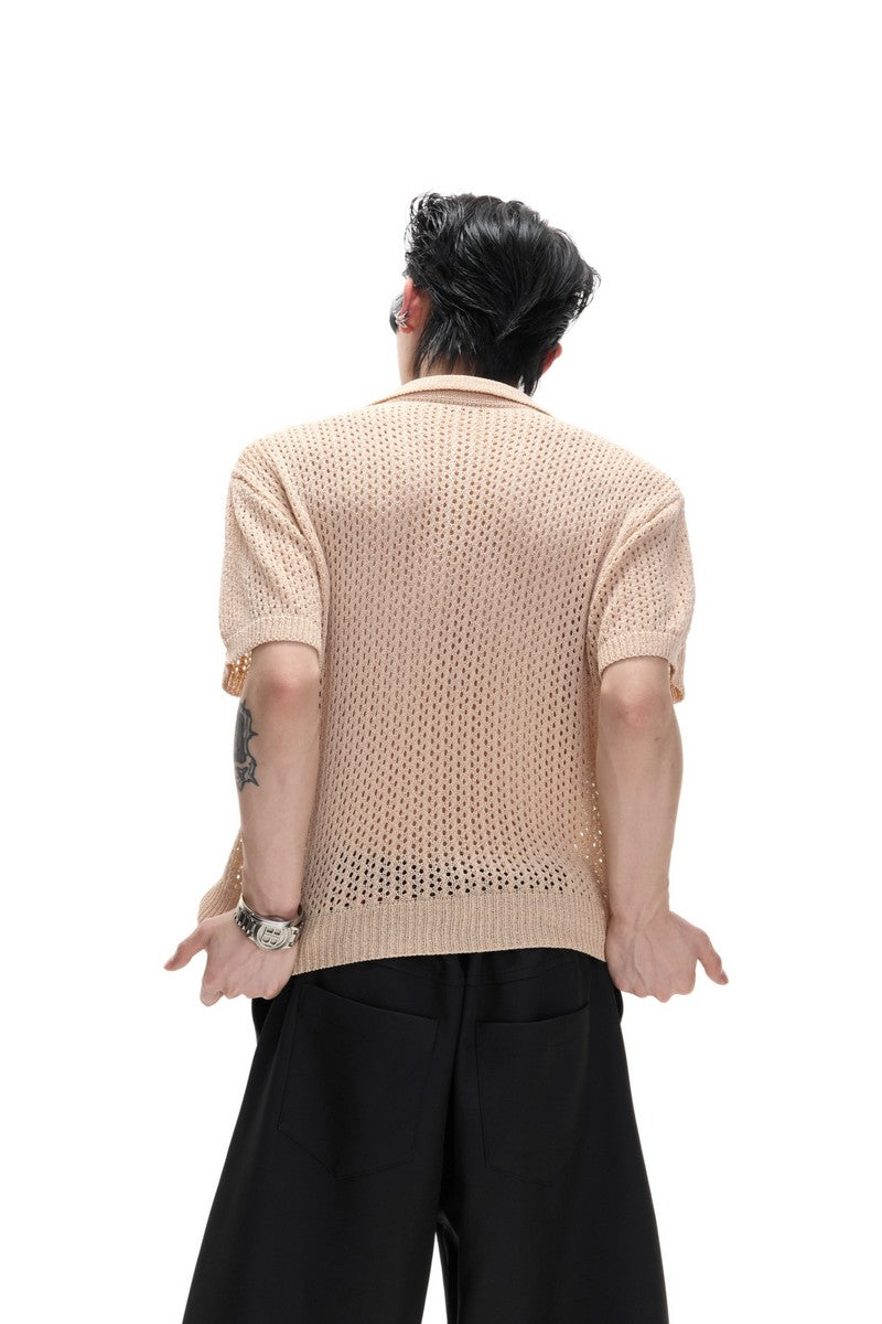 Jacquard Knit Polo