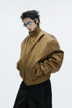 Deconstructed Padded Bomber Jacket