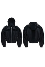 Armor Patchwork Hooded Jacket