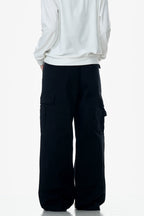 Wrinkled Multi-Pocket Cargo Pants