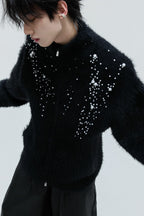 Pearl Fleece Knit Cardigan