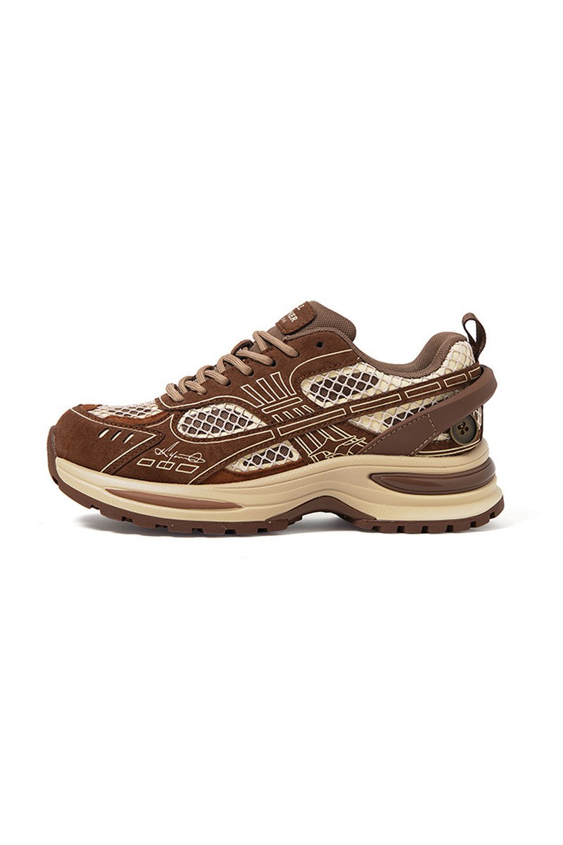 Brown Dad Sneakers