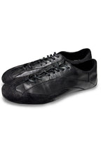Washed Leather Trainer Shoes