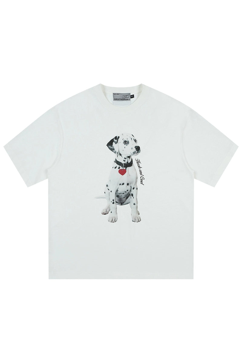 Dalmation Print Relaxed T-Shirt
