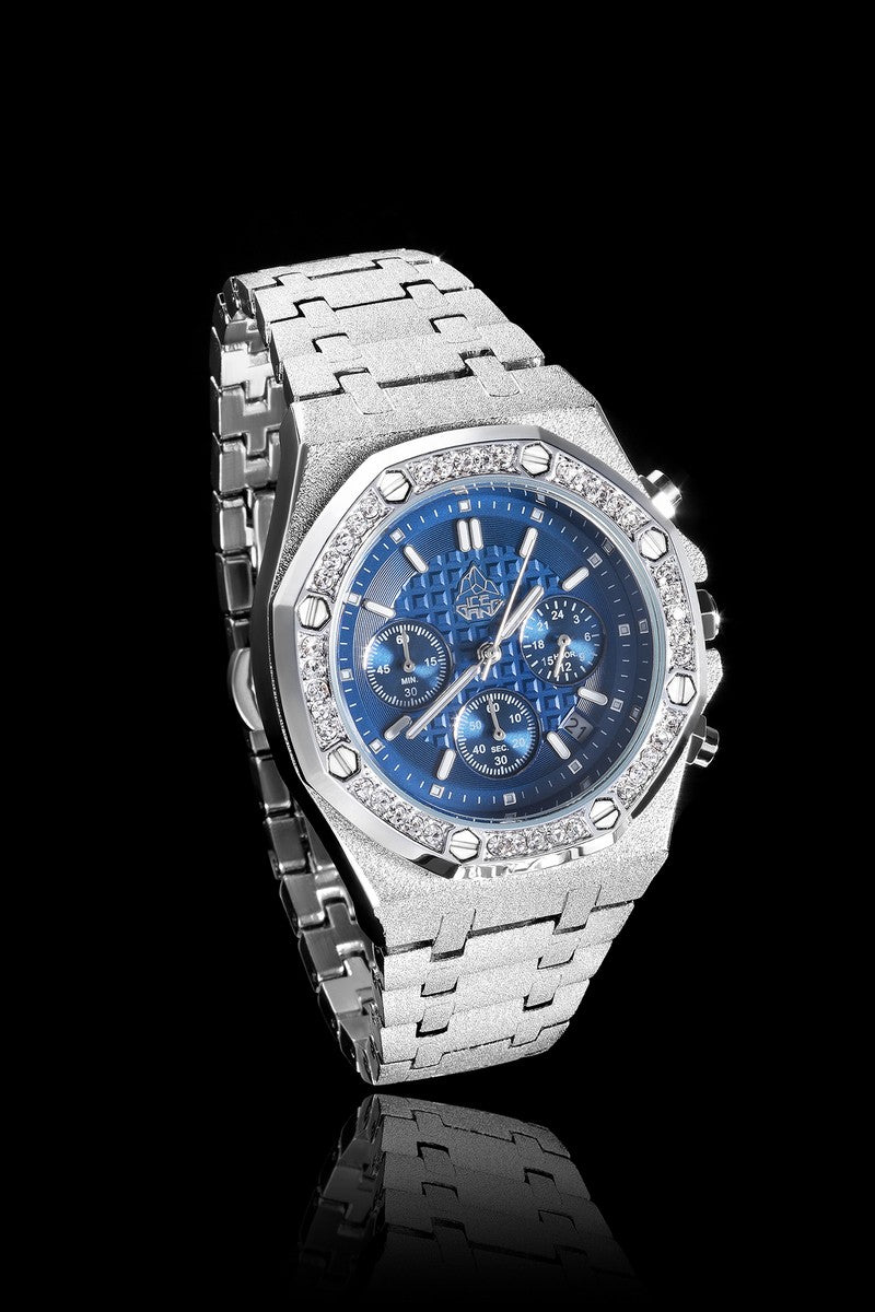 Iced Rainbow Link Watch