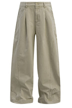 Washed Straight Work Pants