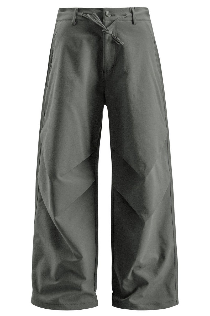 Wrinkled Paratrooper Cargo Pants