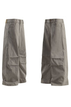 Pleated Blade Work Jeans