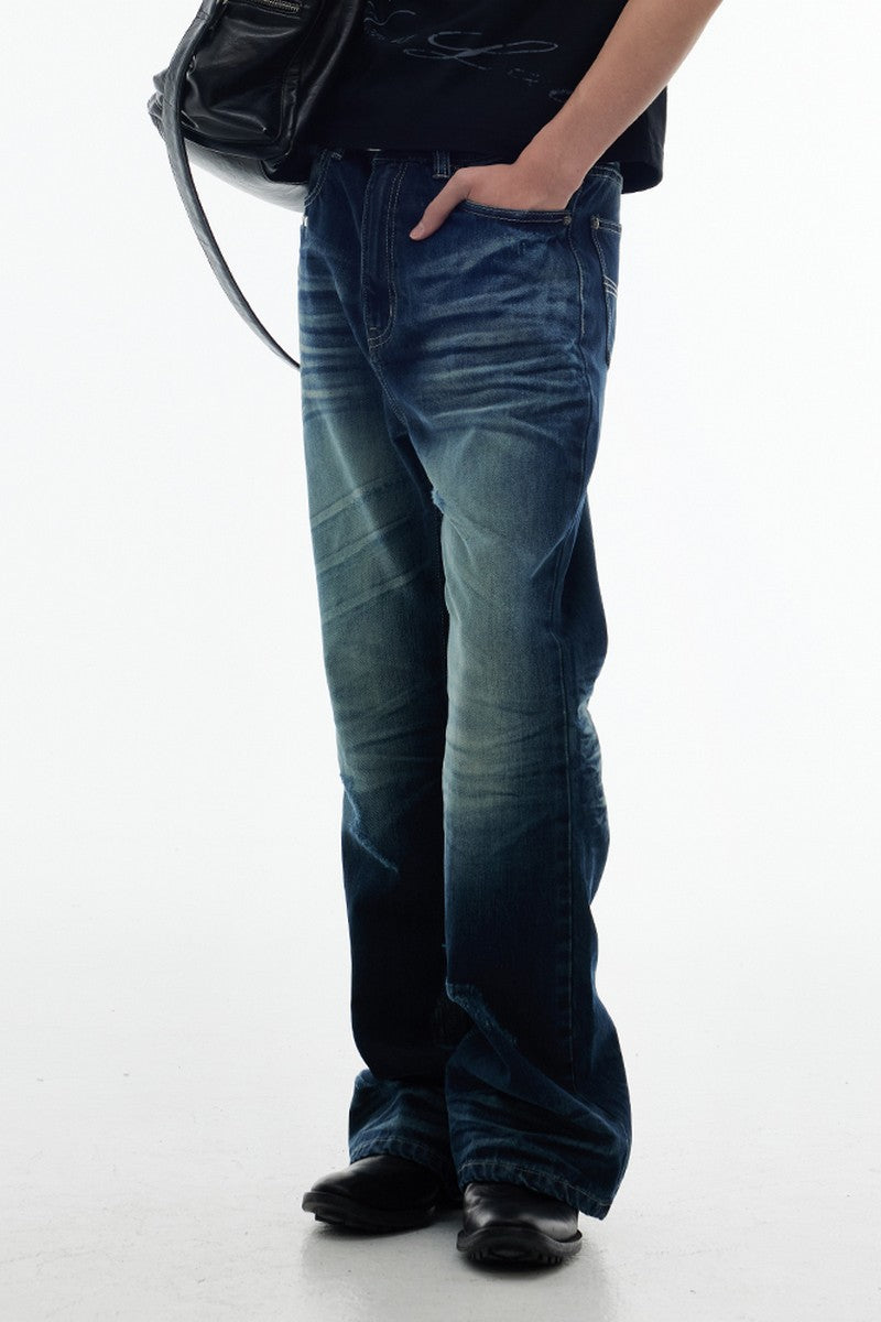 Rock Rivet Flared Jeans