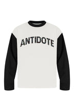 Rhinestone Raglan Long Sleeve Tee