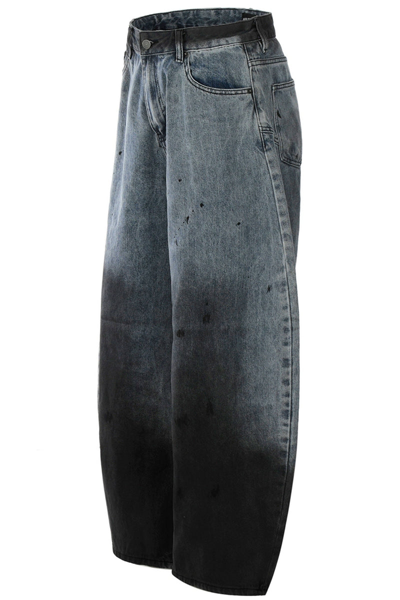 Paint Splatter Gradient Jeans