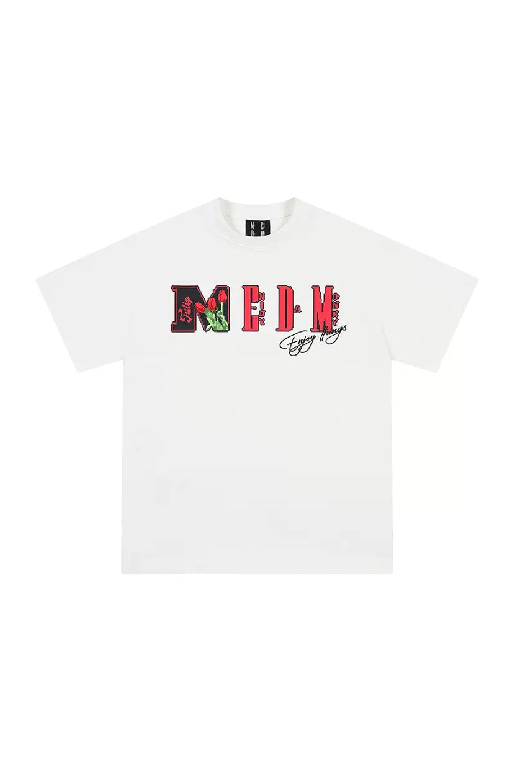 Mosaic Floral Loose Fit Tee – Copping Zone