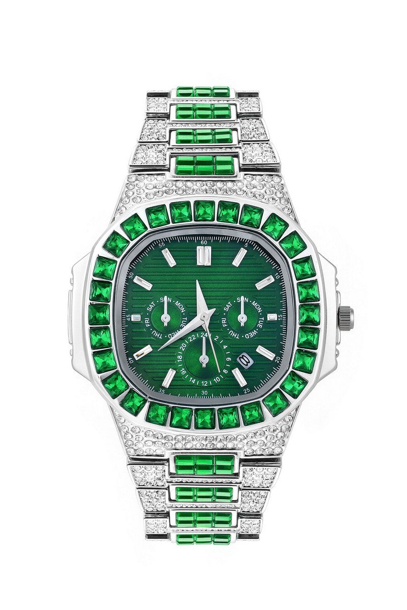 Iced Nautilus Quartz Watch