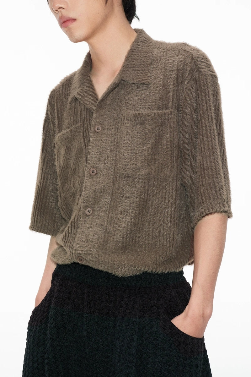 Textured Short Sleeve Shirt