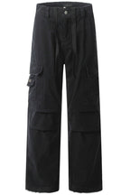 Multi-Pocket Drawstring Cargo Pants