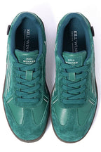 Emerald Green Retro Trainer Sneakers