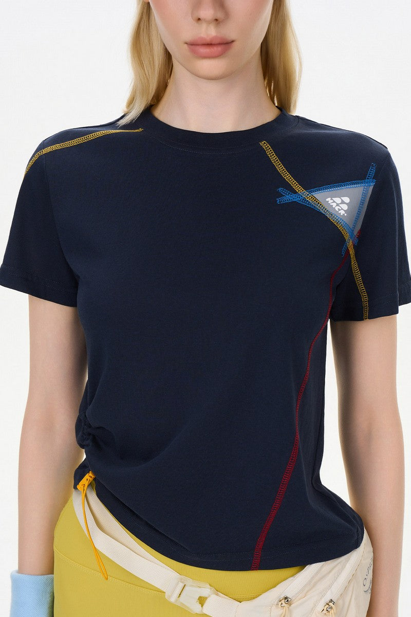 Cool Slub Colorblock Tee