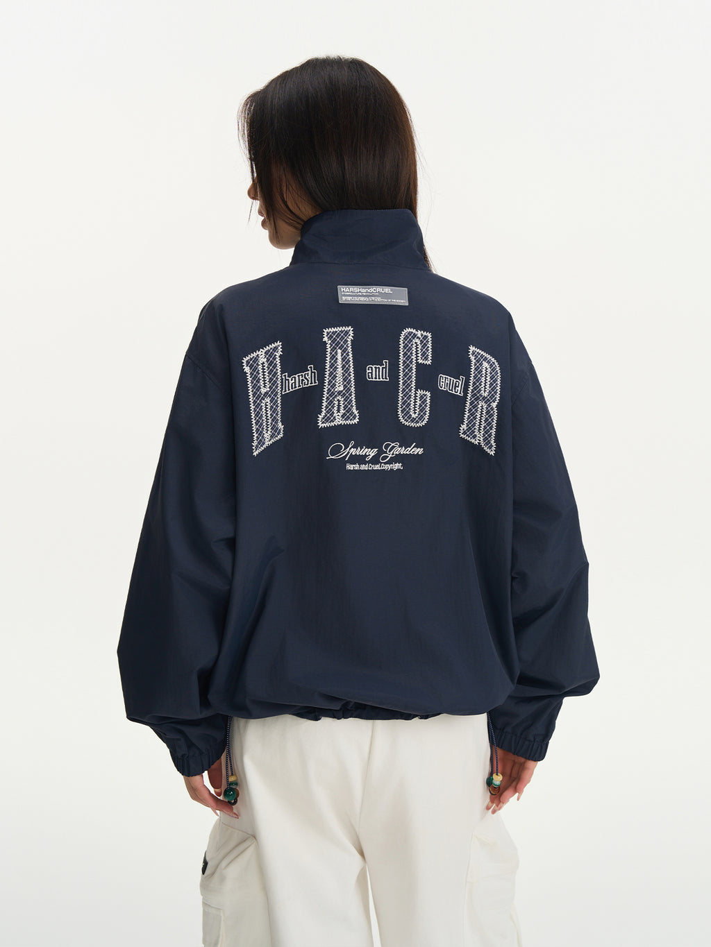 Reversible Plaid Beaded Jacket