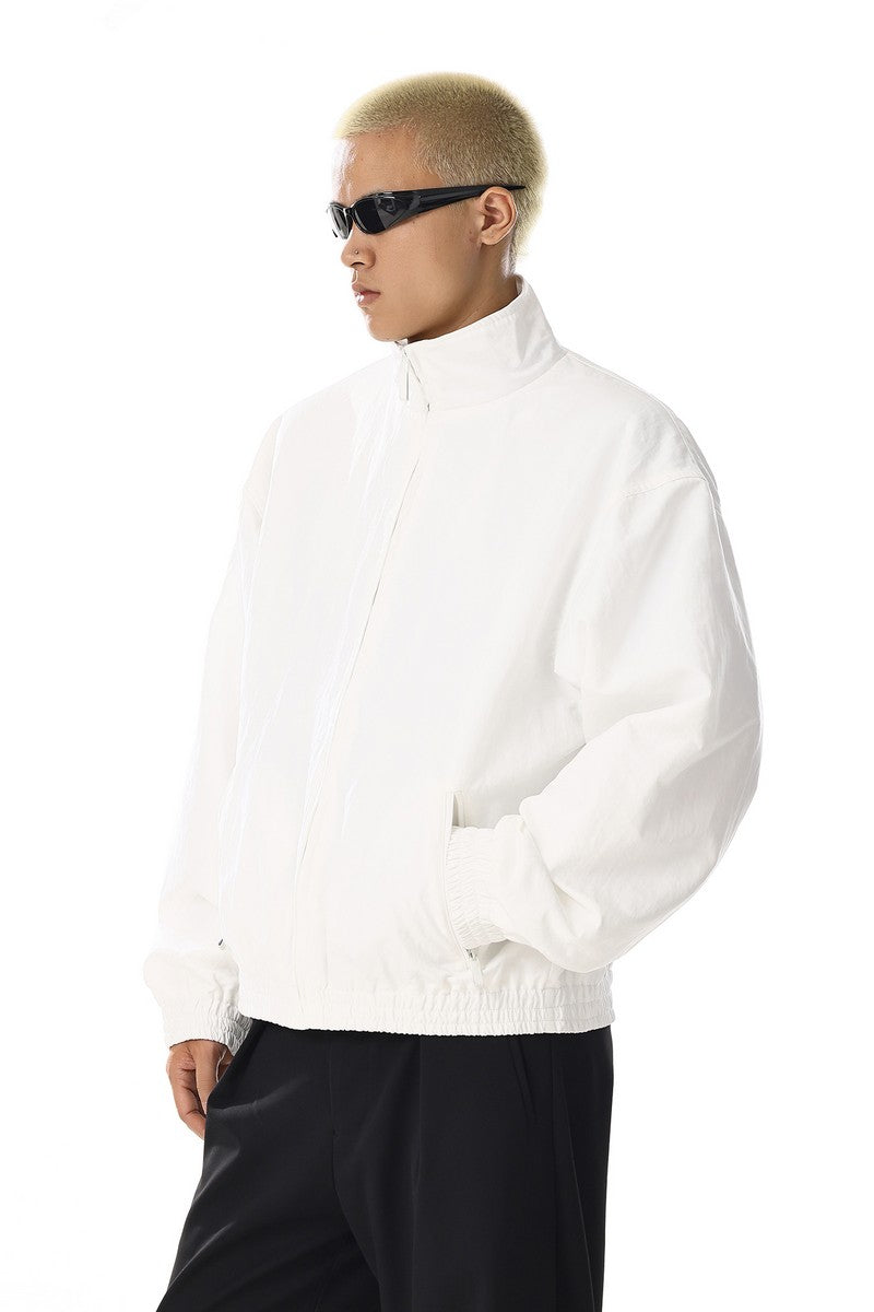 Short Mock Neck Jacket